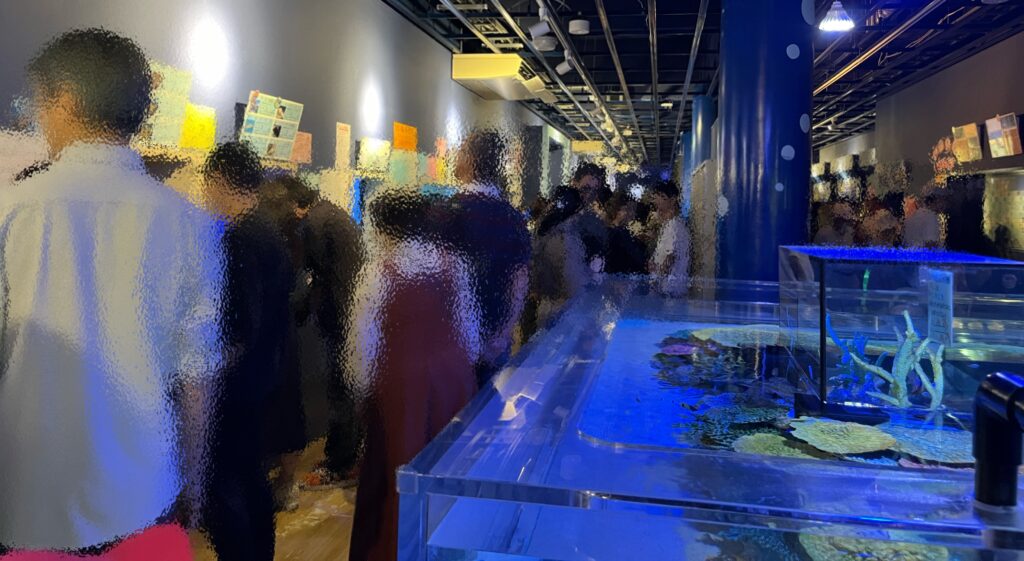 竹島水族館　屋内展示の混雑状況